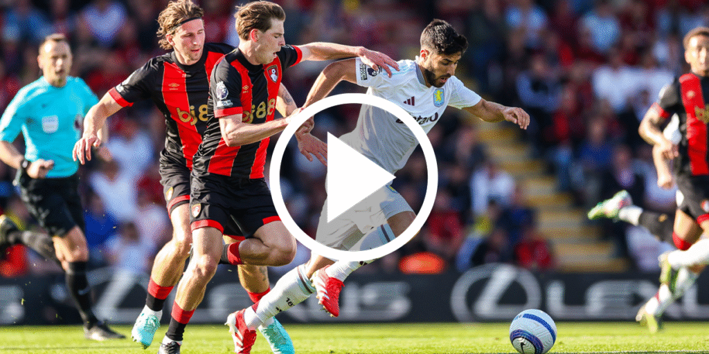 ไฮไลท์ฟุตบอล พรีเมียร์ลีก บอร์นมัธ พบ แอสตัน วิลล่า 10.05.68