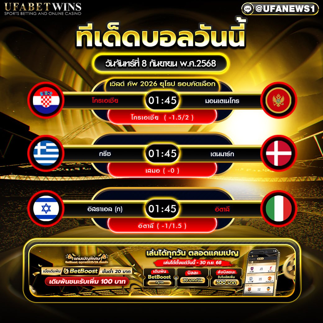 วิเคราะห์บอล วันที่ 8 กันยายน 2568