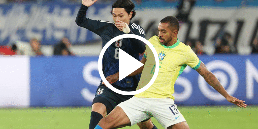 ไฮไลท์ฟุตบอล ญี่ปุ่น VS บราซิล 14/10/2568 — International Friendly