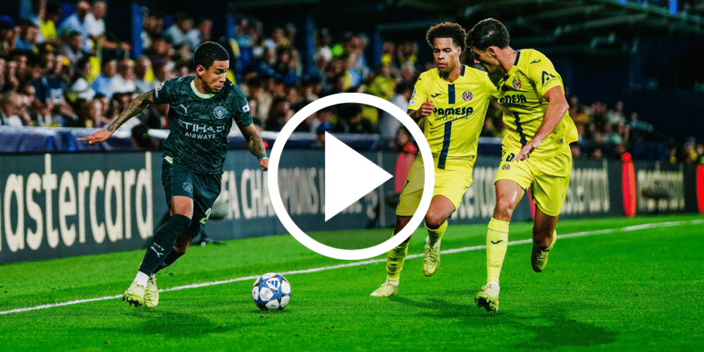 ไฮไลท์ฟุตบอล บียาร์เรอัล VS แมนเชสเตอร์ ซิตี้ 21/10/2568