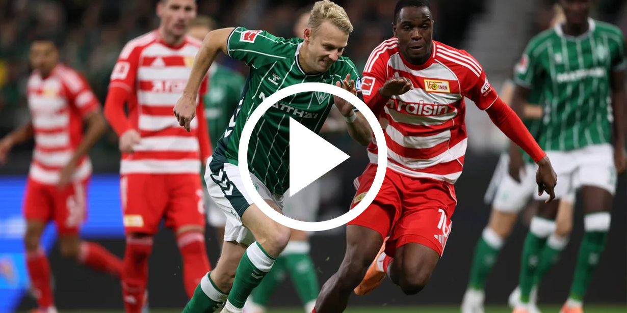 ไฮไลท์ฟุตบอล แวร์เดอร์ เบรเมน VS ยูเนี่ยน เบอร์ลิน 24/10/2568