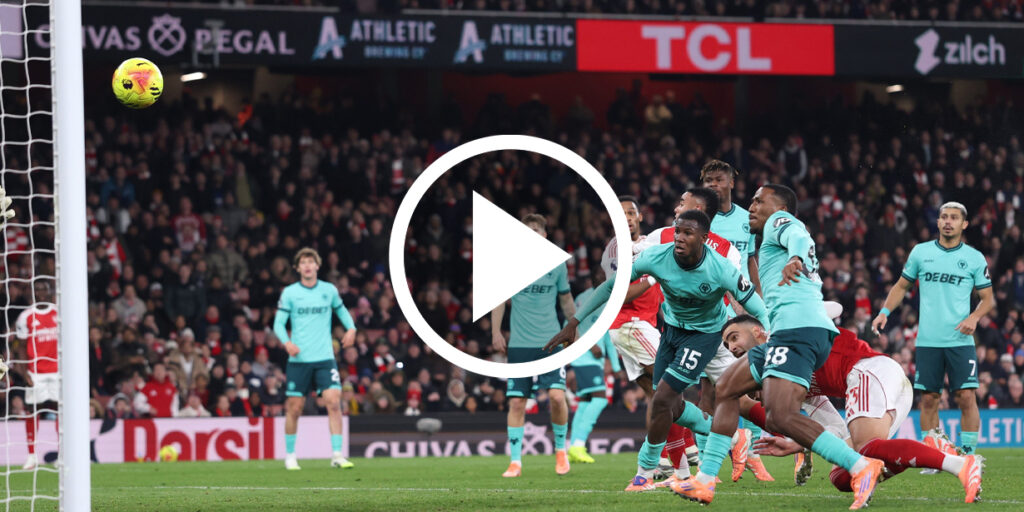 ไฮไลท์ฟุตบอล พรีเมียร์ลีก อังกฤษ อาร์เซนอล 2-1 วูล์ฟแฮมป์ตัน : ดราม่าเอมิเรตส์! ซาก้าฮีโร่ทางอ้อม