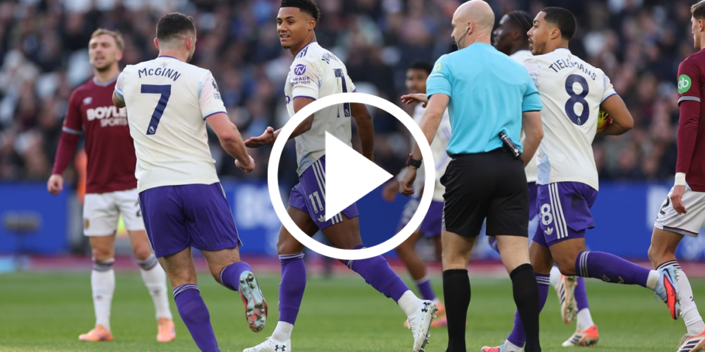 ไฮไลท์ฟุตบอล พรีเมียร์ลีก อังกฤษ เวสต์แฮม ยูไนเต็ด 2-3 แอสตัน วิลล่า : โรเจอร์สเบิ้ลครึ่งหลัง พลิกแซงสุดดราม่า