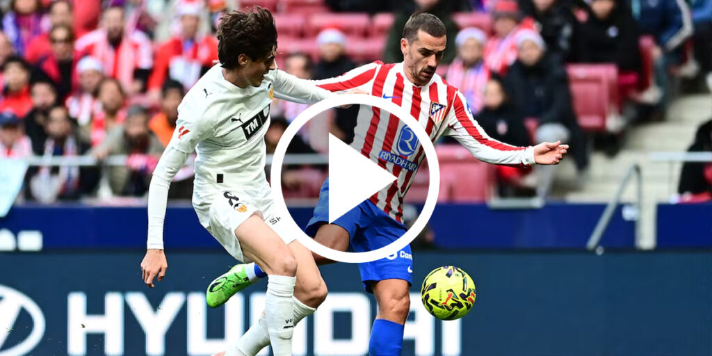ไฮไลท์ฟุตบอล ลาลีกา สเปน แอตเลติโก้ มาดริด 2-1 บาเลนเซีย : โกเก้นำก่อน เบลตรานยิงไกล ก่อนกรีซมันน์ปิดจบ