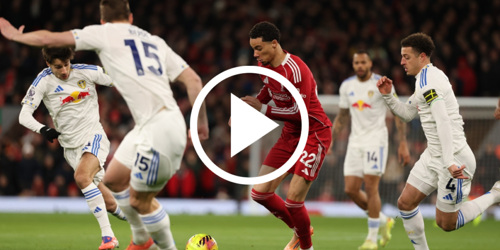 ไฮไลท์บอลพรีเมียร์ลีก อังกฤษ ลิเวอร์พูล 0-0 ลีดส์ ยูไนเต็ด | เกมรับเหนียว เกมรุกไม่คม จบแบบไร้สกอร์