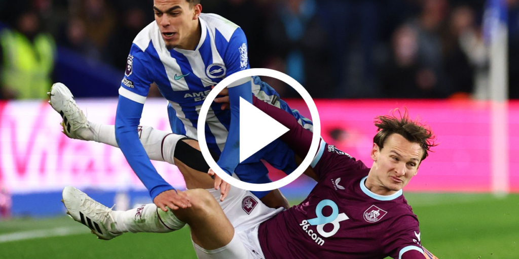 ไฮไลท์พรีเมียร์ลีก อังกฤษ ไบรท์ตัน 2-0 เบิร์นลีย์ | คุมเกมอยู่หมัด ต่อบอลลื่นไหล เก็บคลีนชีตสามแต้ม