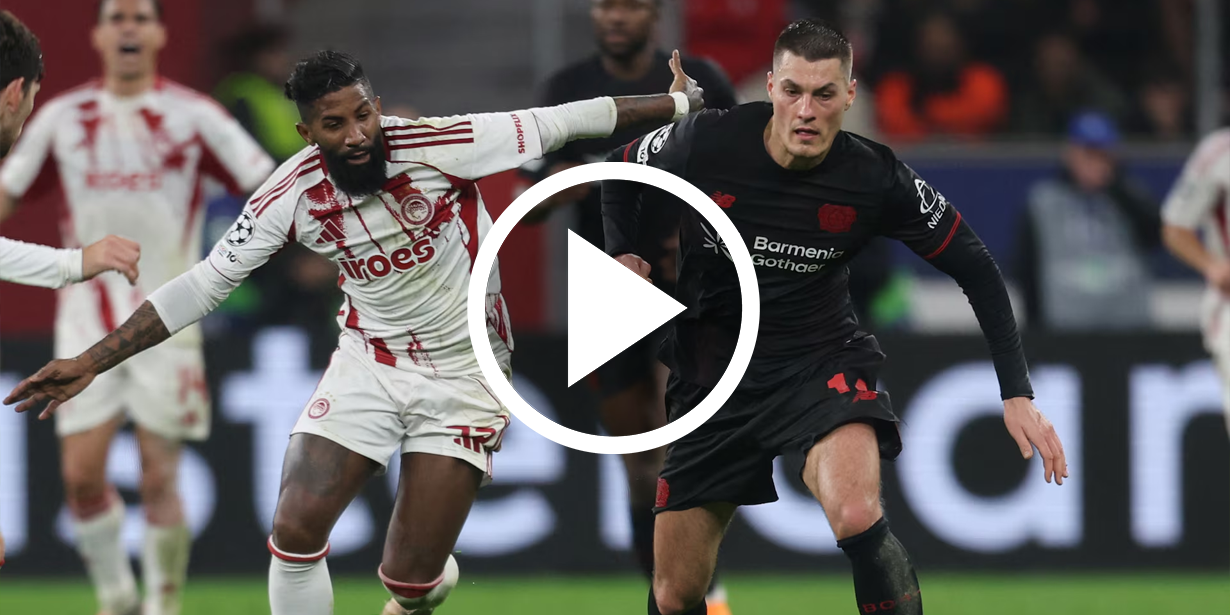 ไฮไลท์บอล ไบเออร์ เลเวอร์คูเซ่น 0-0 โอลิมเปียกอส : ยูฟ่า แชมเปี้ยนส์ลีก รอบเพลย์ออฟ (นัดสอง)