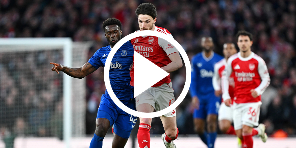 ไฮไลท์ฟุตบอล อาร์เซน่อล พบ เอฟเวอร์ตัน 2-0 ปืนใหญ่เร่งท้ายเกม คว้า 3 แต้มสำคัญในพรีเมียร์ลีก